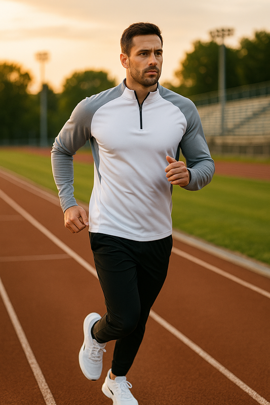 Herren Fitness Kompressionsshirt – Atmungsaktiv, Schnell Trocknend & Bequem