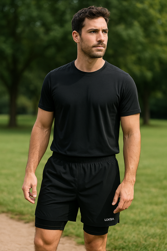 Herren 2-in-1 Laufshorts – SpeedDry (Cópia)