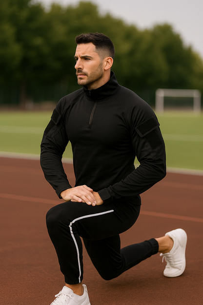 Taktisches Herren-Langarmshirt – Training & Wandern (TrailFit)