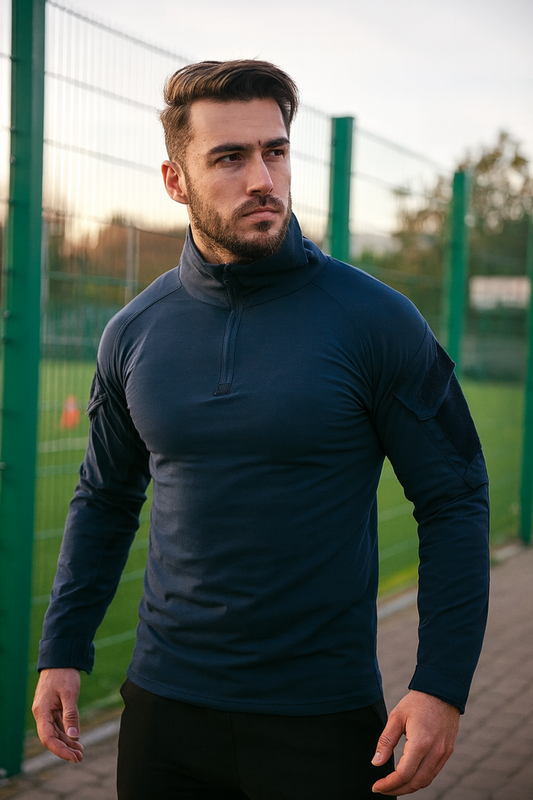 Taktisches Herren-Langarmshirt – Training & Wandern (TrailFit)