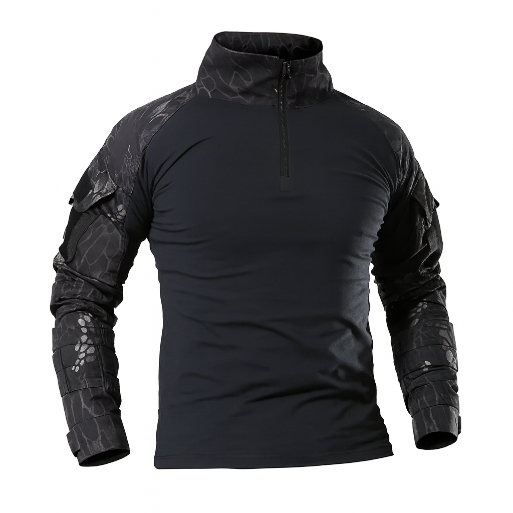 Taktisches Herren-Langarmshirt – Training & Wandern (TrailFit)