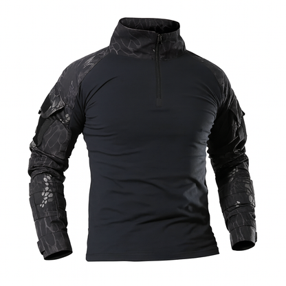 Taktisches Herren-Langarmshirt – Training & Wandern (TrailFit)