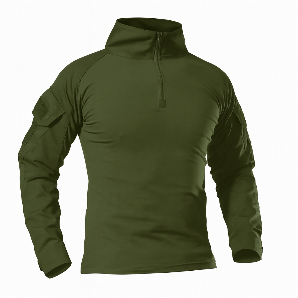 Taktisches Herren-Langarmshirt – Training & Wandern (TrailFit)