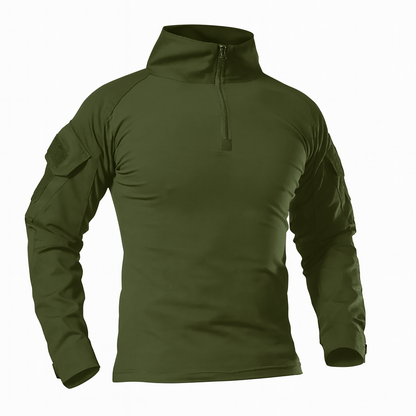 Taktisches Herren-Langarmshirt – Training & Wandern (TrailFit)