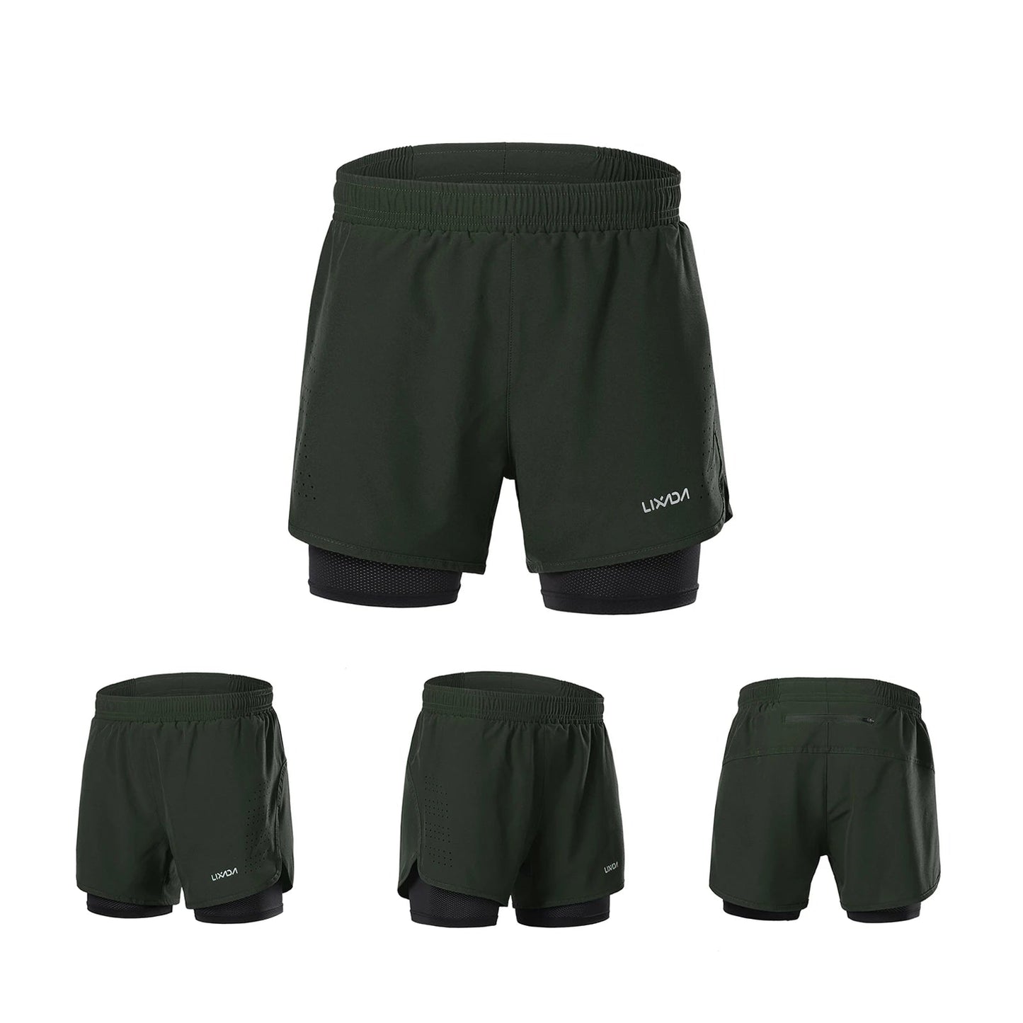 Herren 2-in-1 Laufshorts – SpeedDry (Cópia)